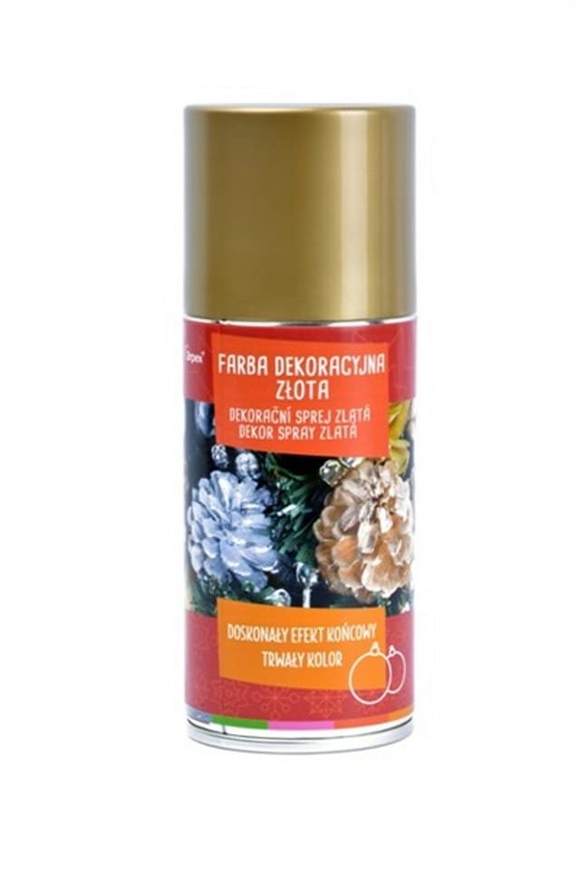 Farba w sprayu, poj. 125ml , złota