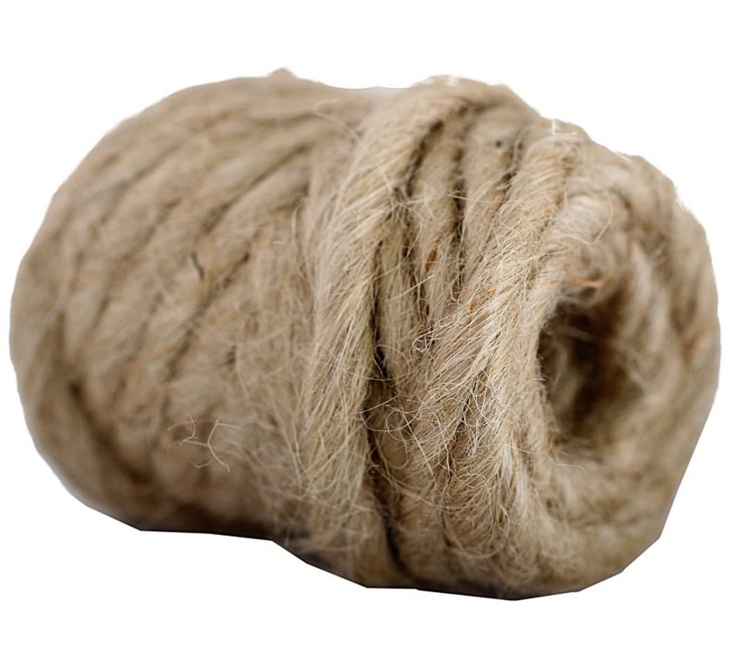 Sznurek jutowy pleciony, gr. 10mm/200g/ok. 6mb