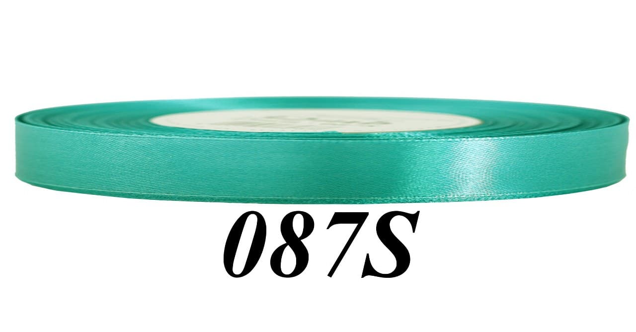 Wstążka satynowa 6mm/32mb, szmaragdowa