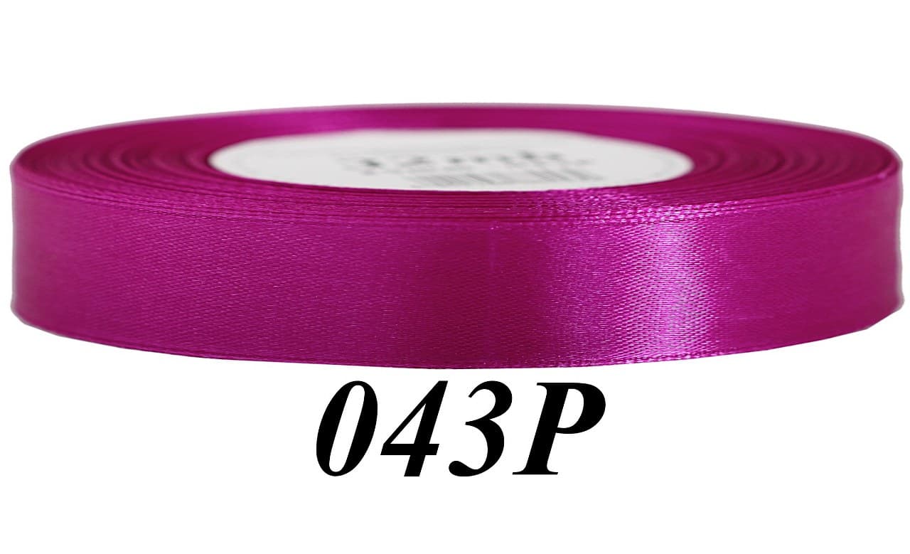 Wstążka satynowa 12mm/32mb, purpurowa