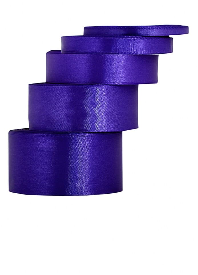 Wstążka satynowa 12mm/32mb, szafirowa