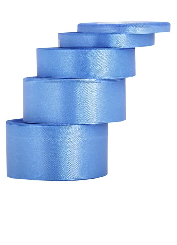 Wstążka satynowa 38mm/32mb, brudny błękit