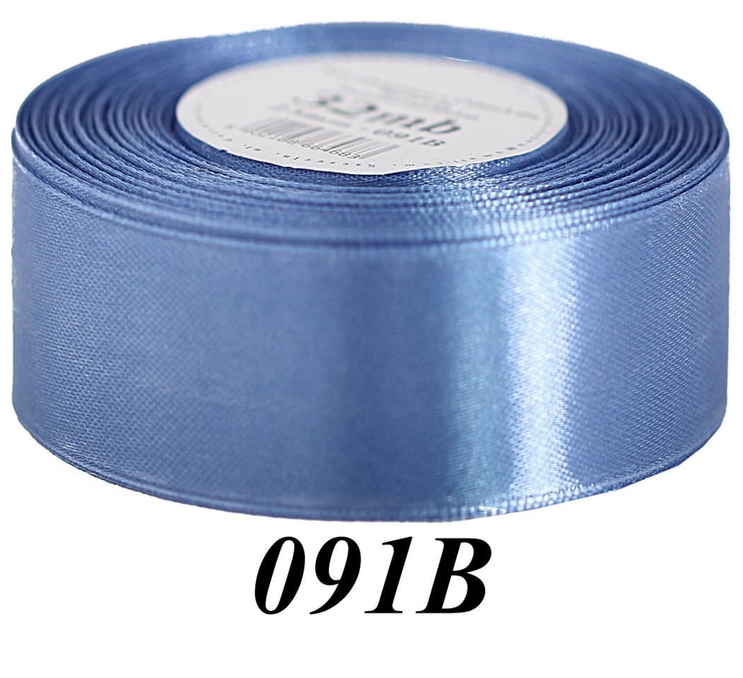 Wstążka satynowa 50mm/32mb, brudny błękit