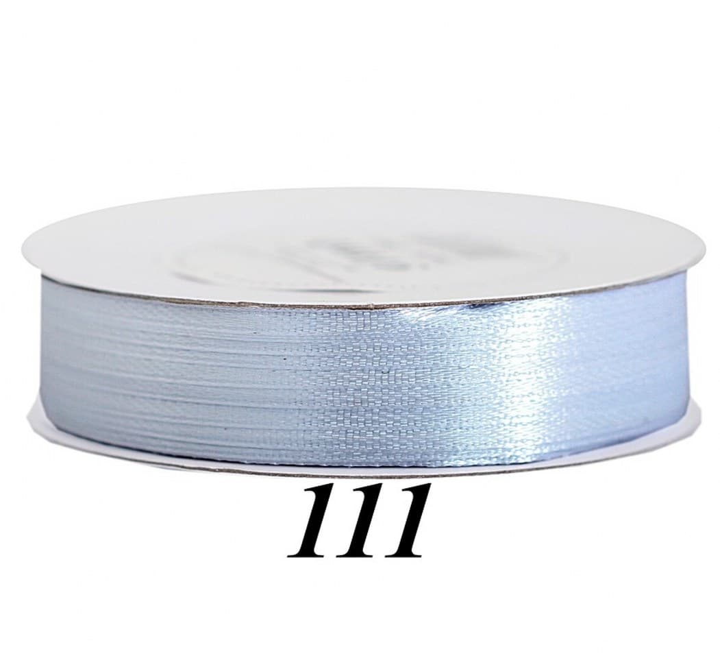 Wstążka satynowa 3mm/91mb, jasnosrebrna