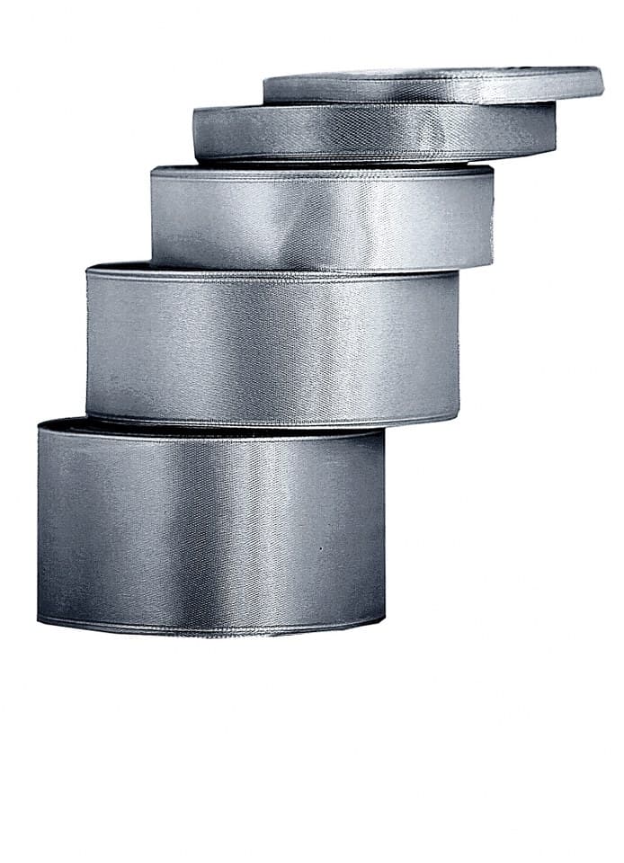 Wstążka satynowa 38mm/32mb, szara
