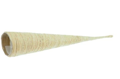 Rożek sizalowy, śr.7cm/35cm, kremowy
