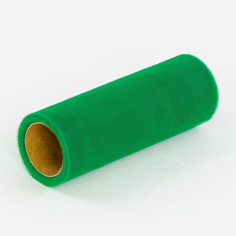 Tiul drobny, 15cm/9mb, zielony