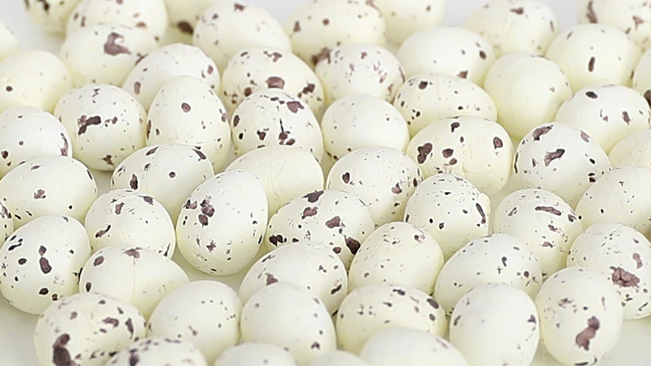 Jajko styropianowe. 15x18mm/100szt, białe 