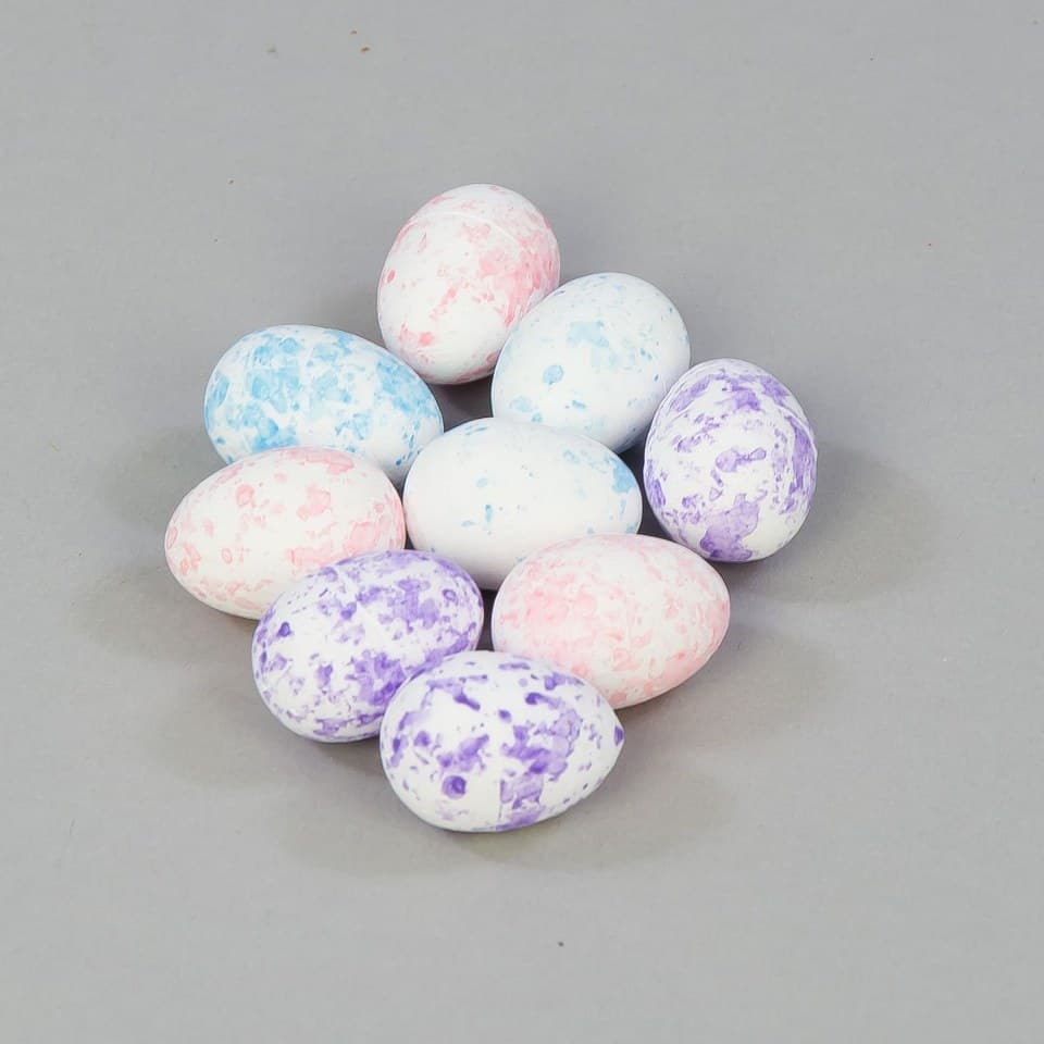 Jajko styropianowe. 15x18mm/100szt, różowe