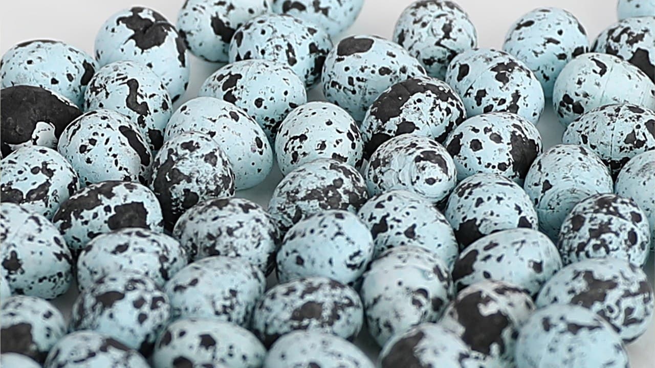 Jajko styropianowe.15x18mm/100szt, szare