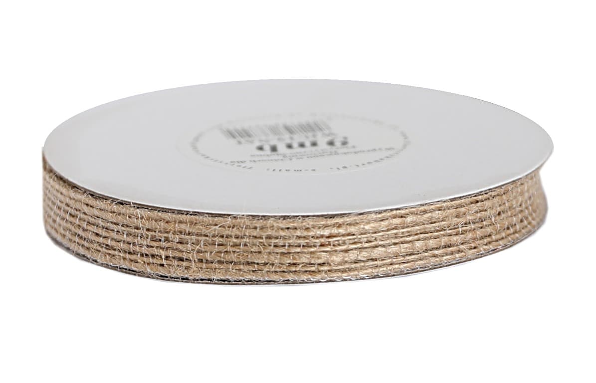 Wstążka jutowa 9mm/9mb, naturalna