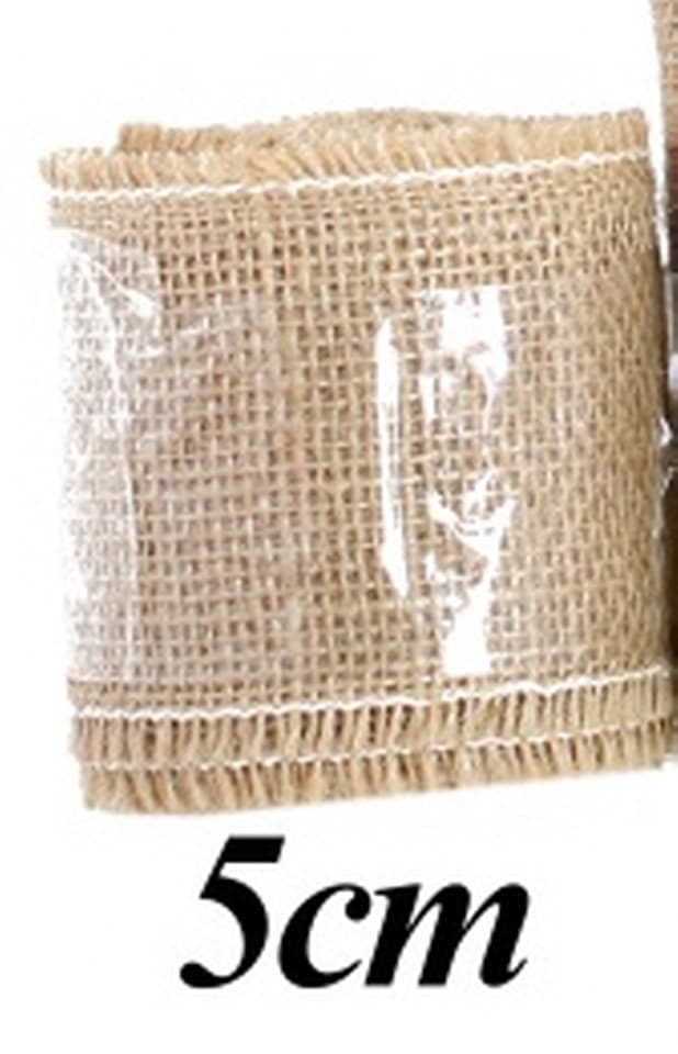 Juta naturalna, 5cm/4,5m