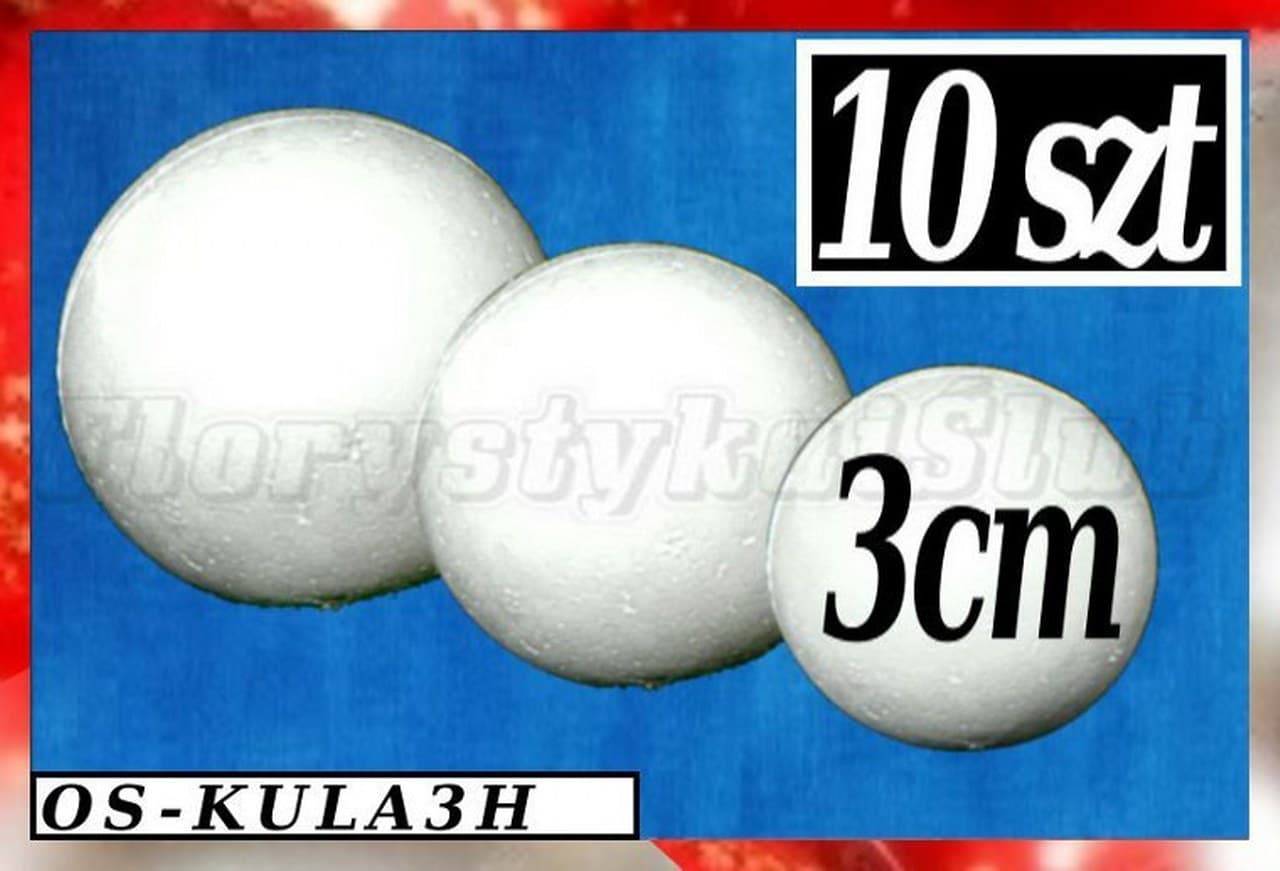 Kule Styropianowe śr. 3cm/10szt.