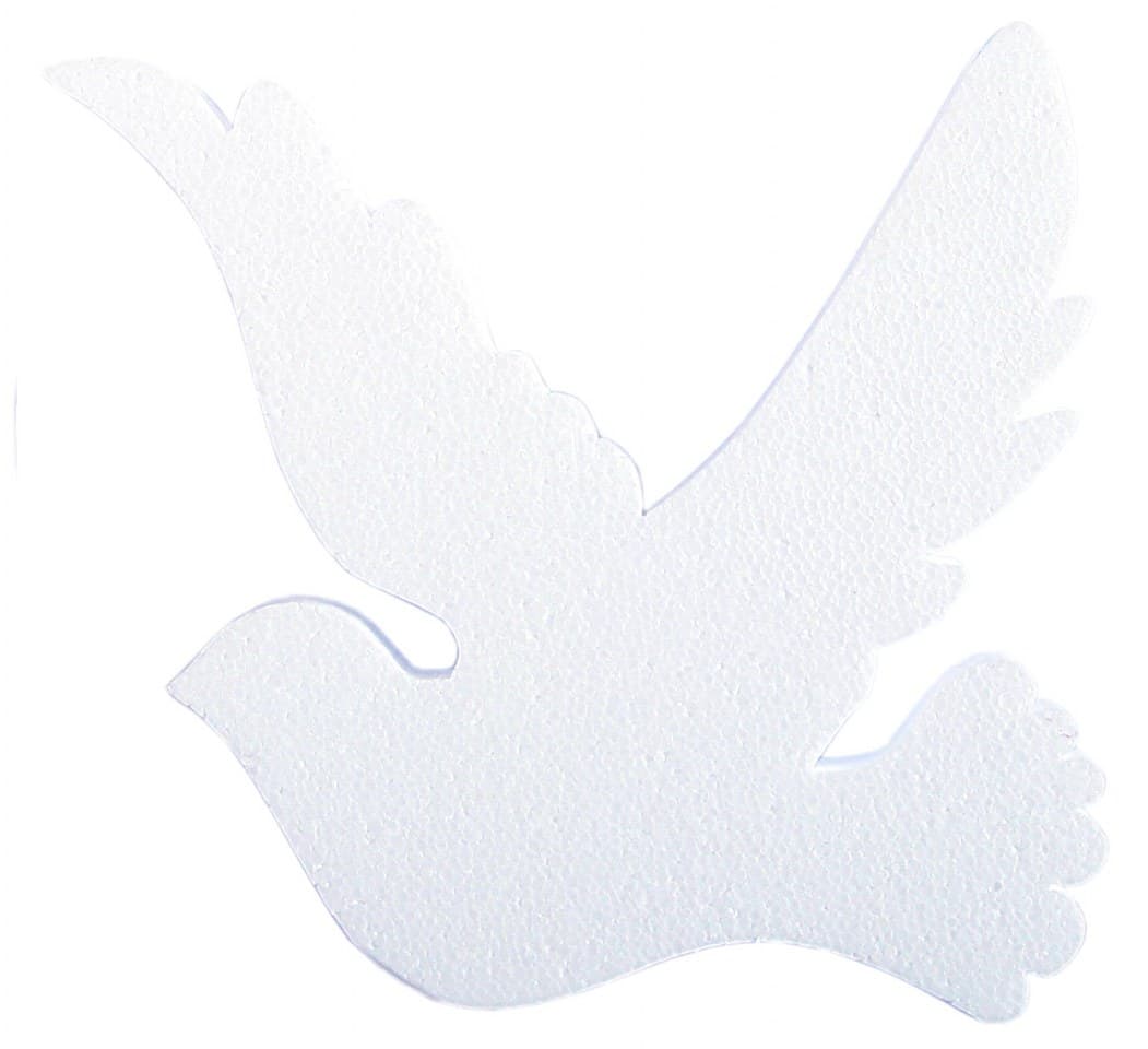 Gołąb ze styropianu wym. ok.33x33 cm