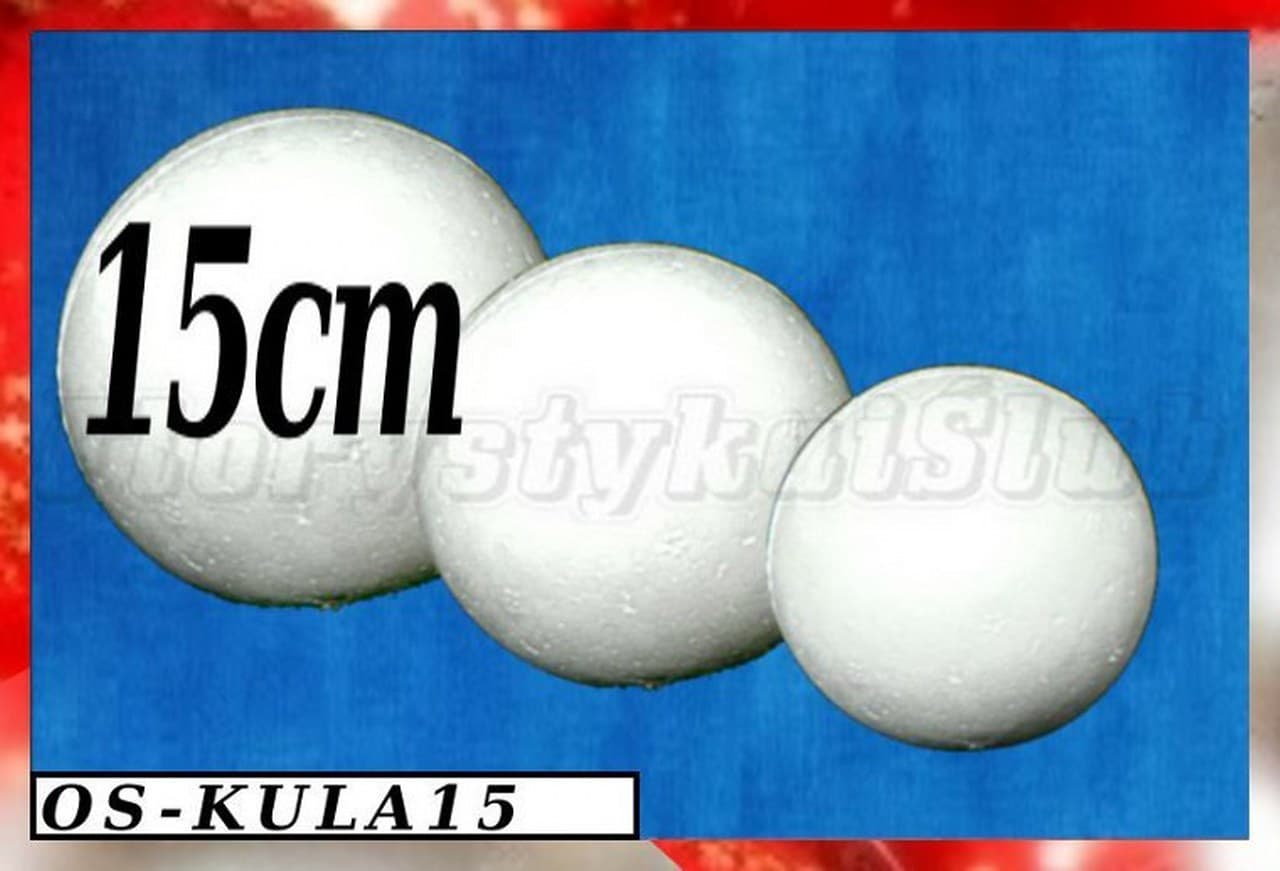 Kule Styropianowe śr. 15cm K15