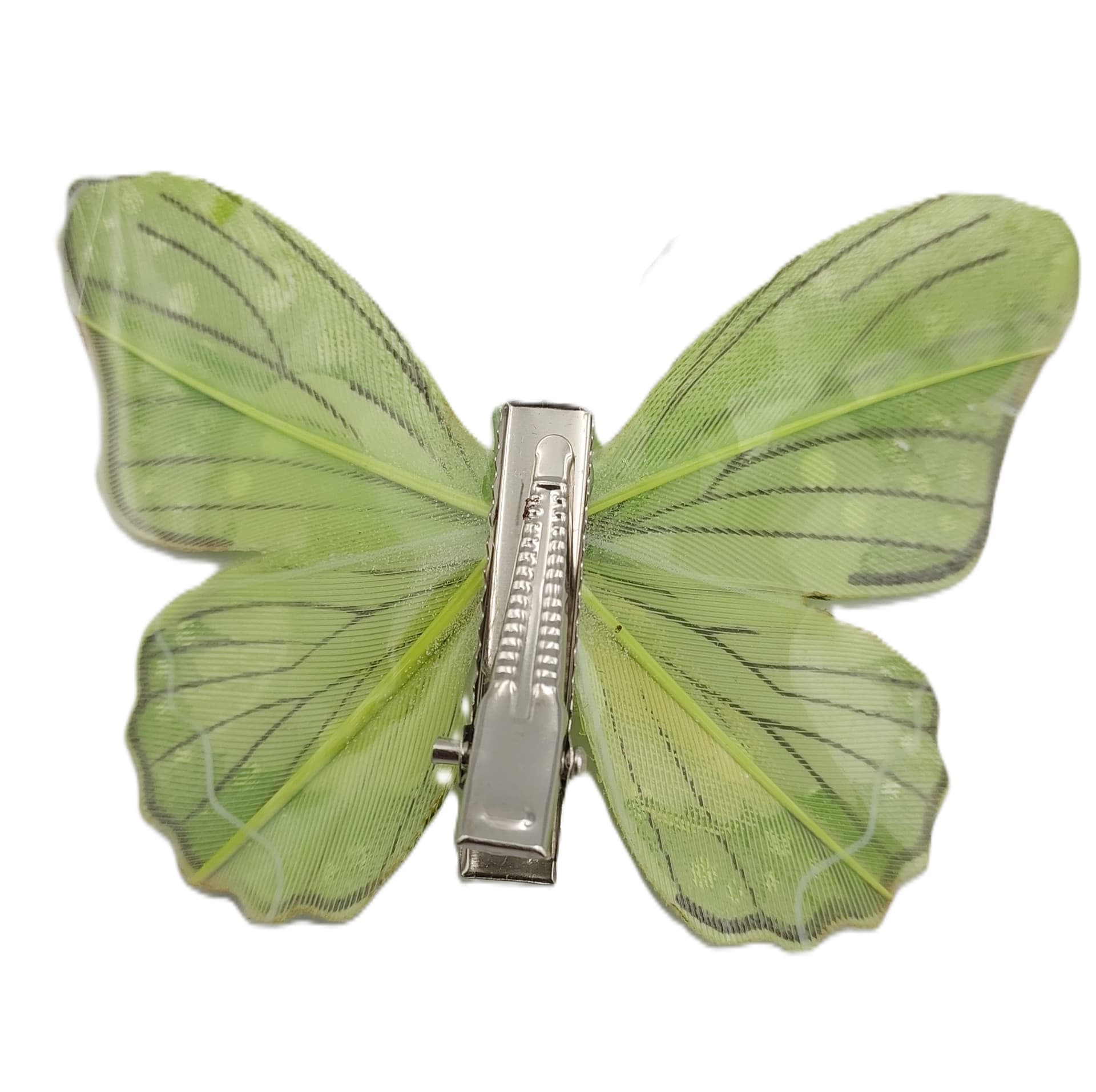 Sztuczne kolorowe motyle szer. 7cm, 12szt.