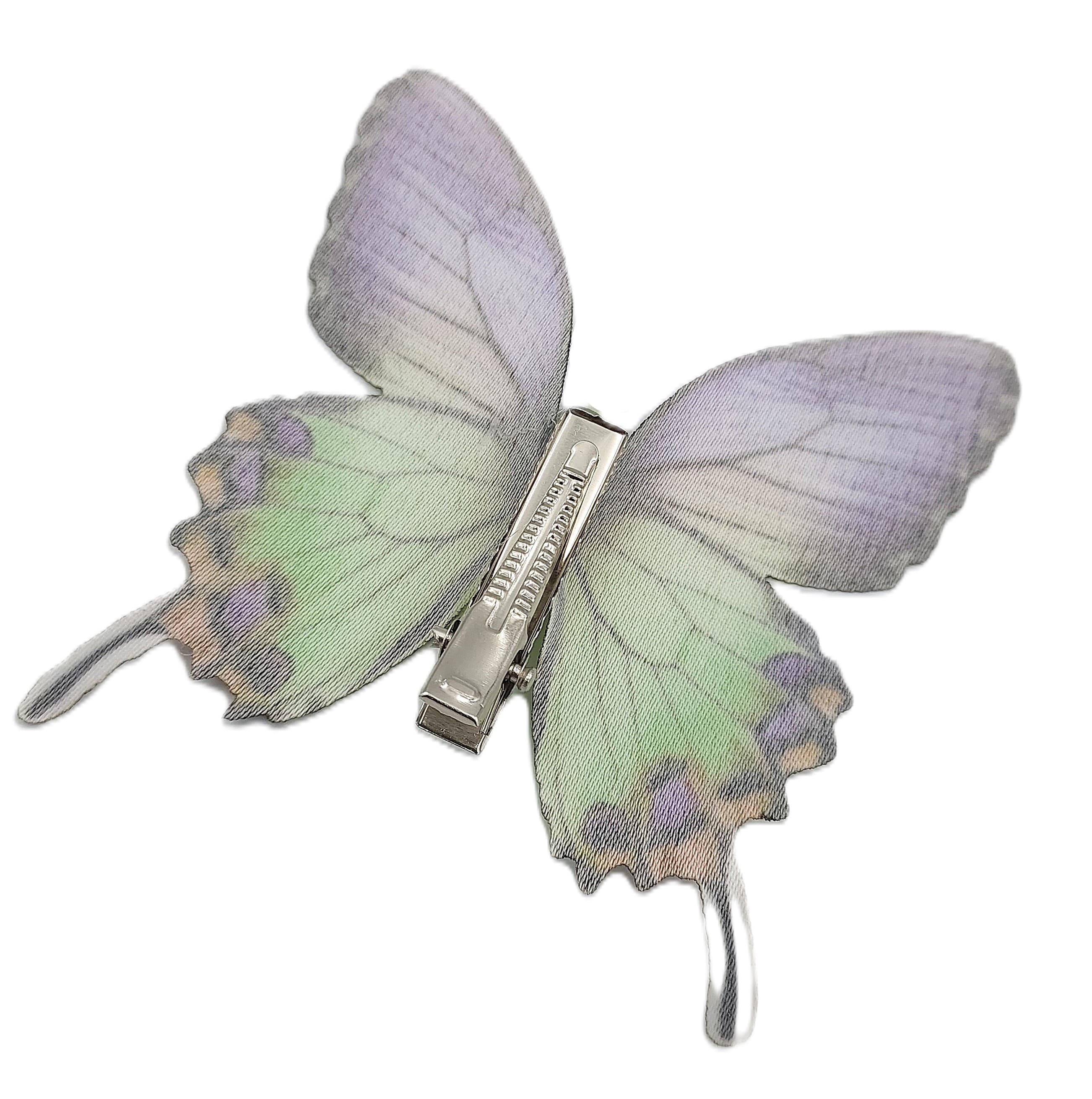 Sztuczne kolorowe motyle szer. 7cm, 12szt.