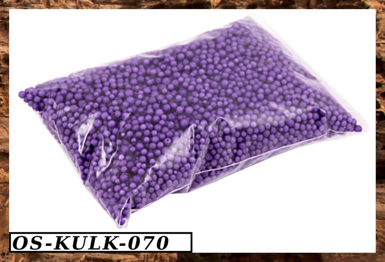 Kolorowe kulki styropianowe, 5mm, 0,5l fioletowe