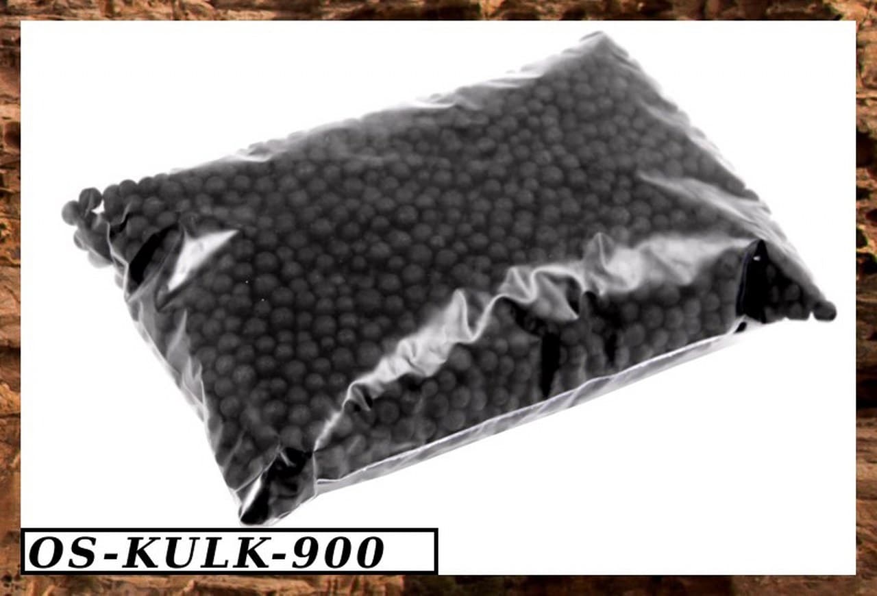 Kolorowe kulki styropianowe, 5mm, 0,5l, czarne