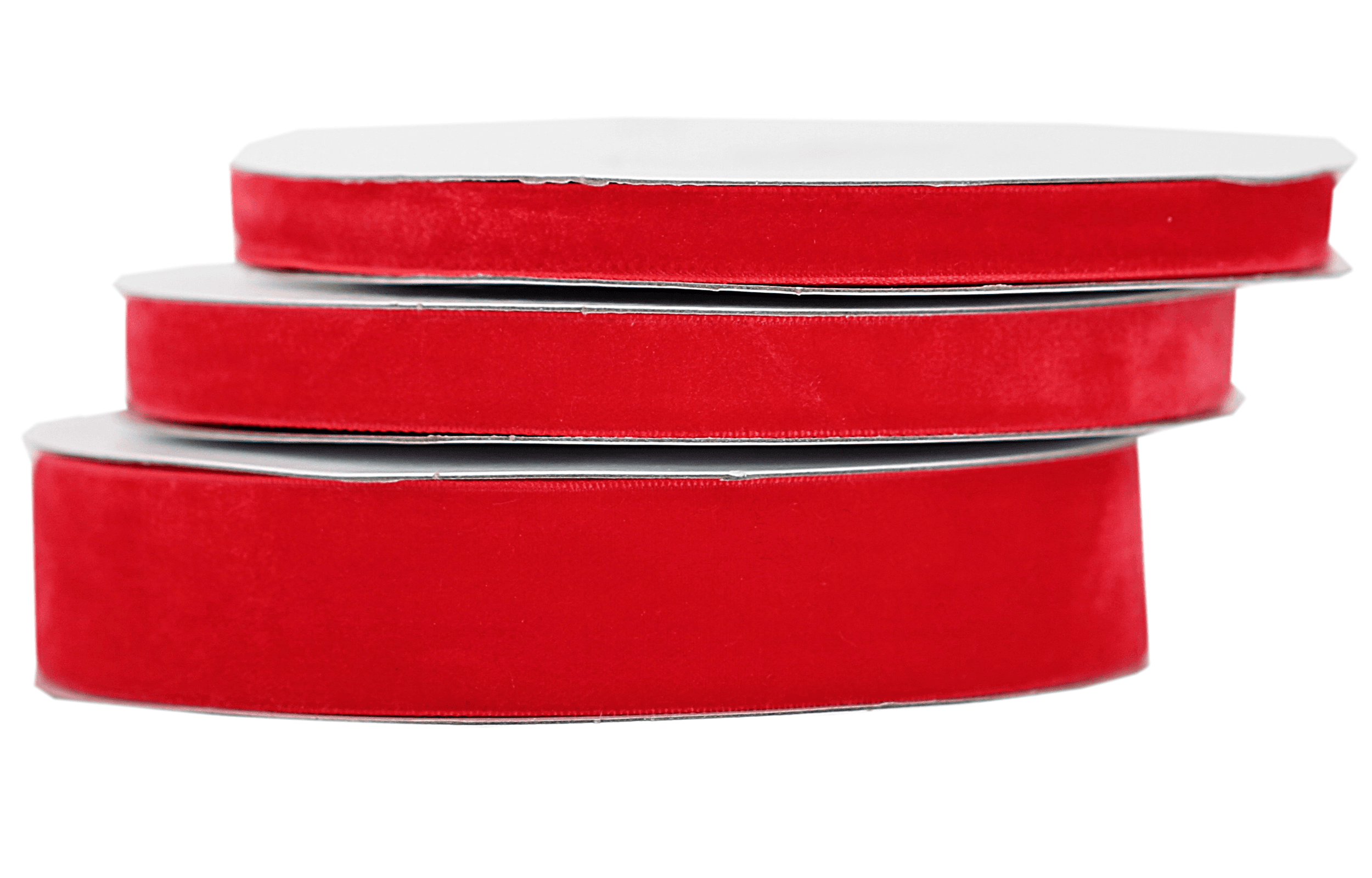 Wstążka aksamitna velvetowa, 38mm/9mb, czerwona