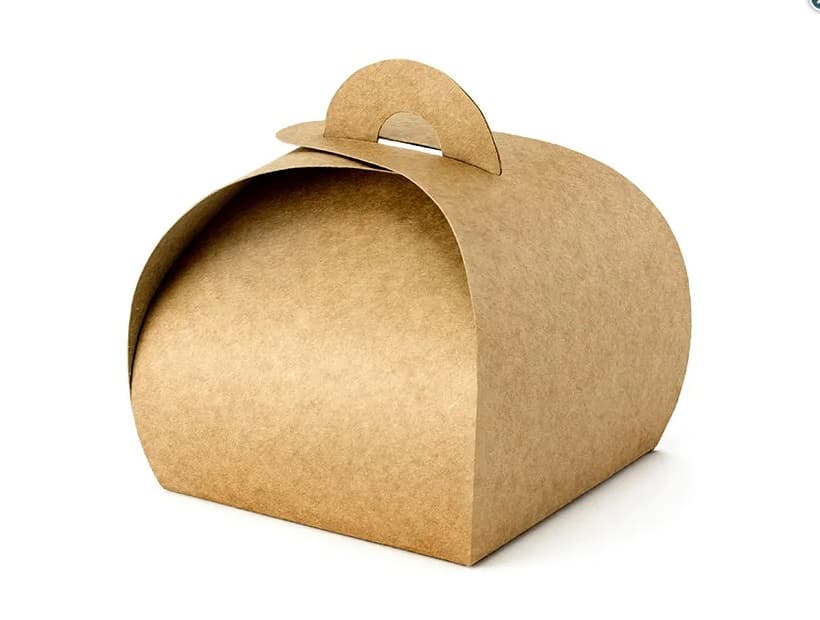 Pudełeczka dla gości, papierowe KRAFT, 10 szt.