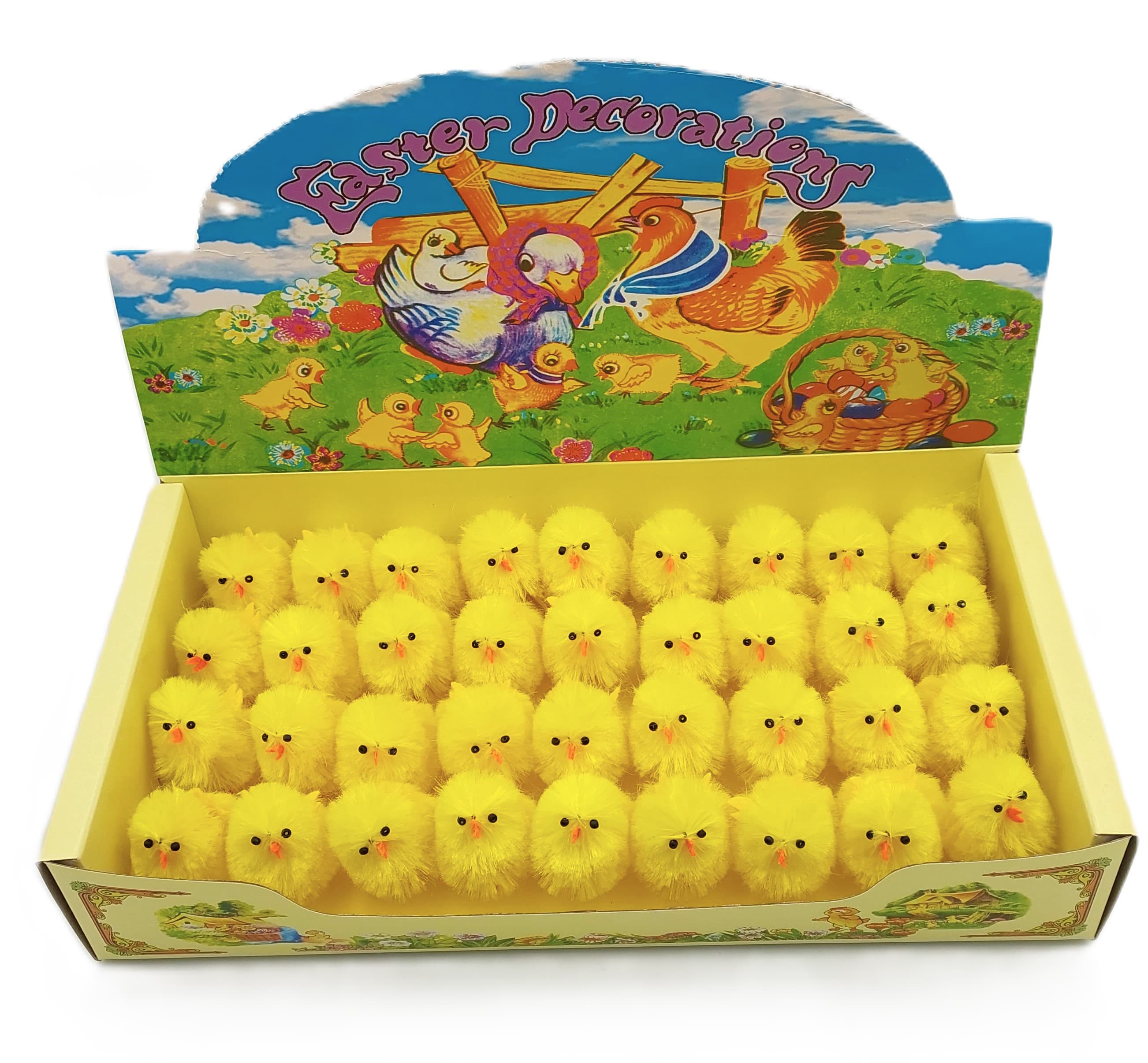 Kurczaki żółte wielkanocne  3x5cm/36szt