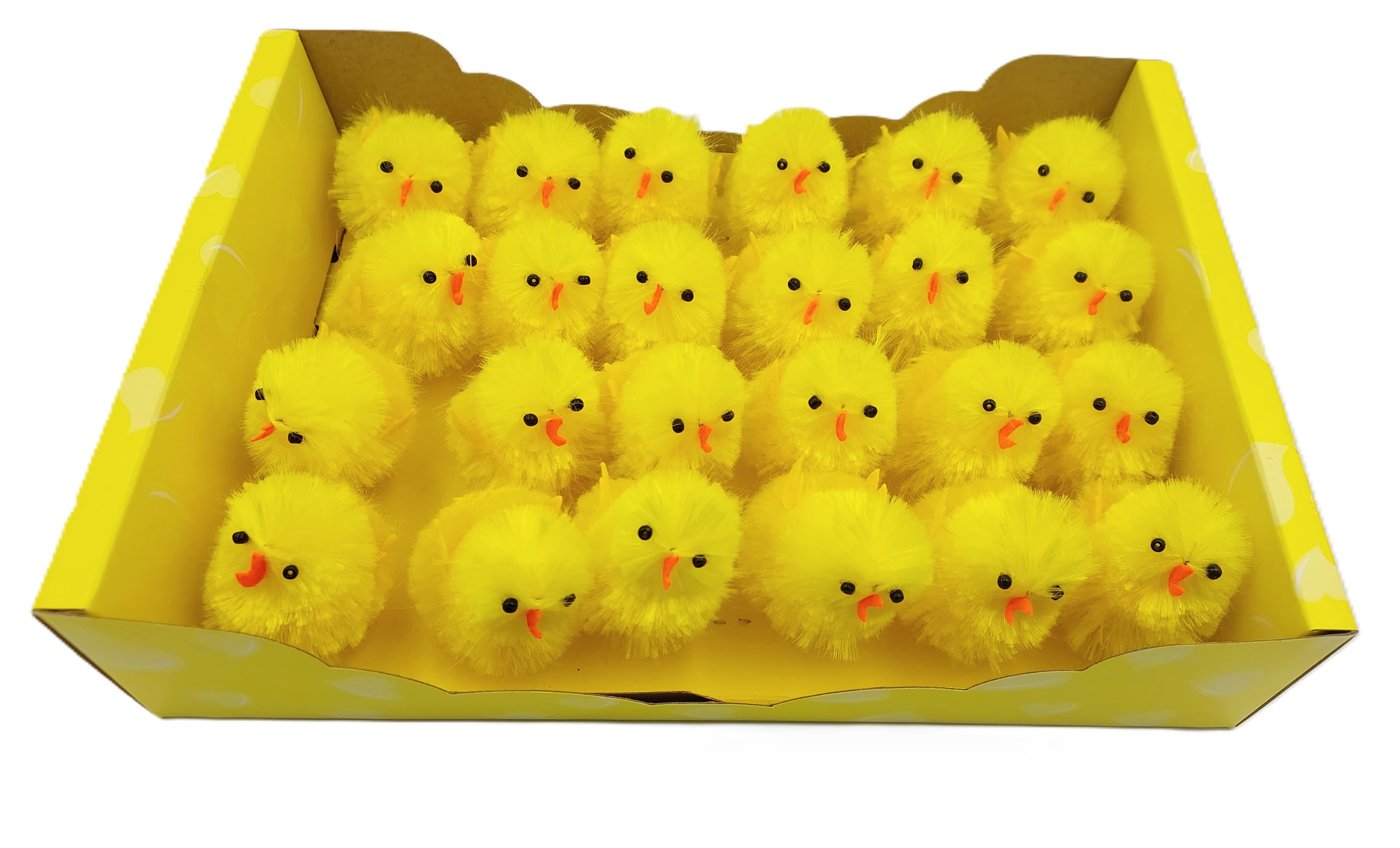Kurczaki żółte wielkanocne 3x3x6cm/24szt