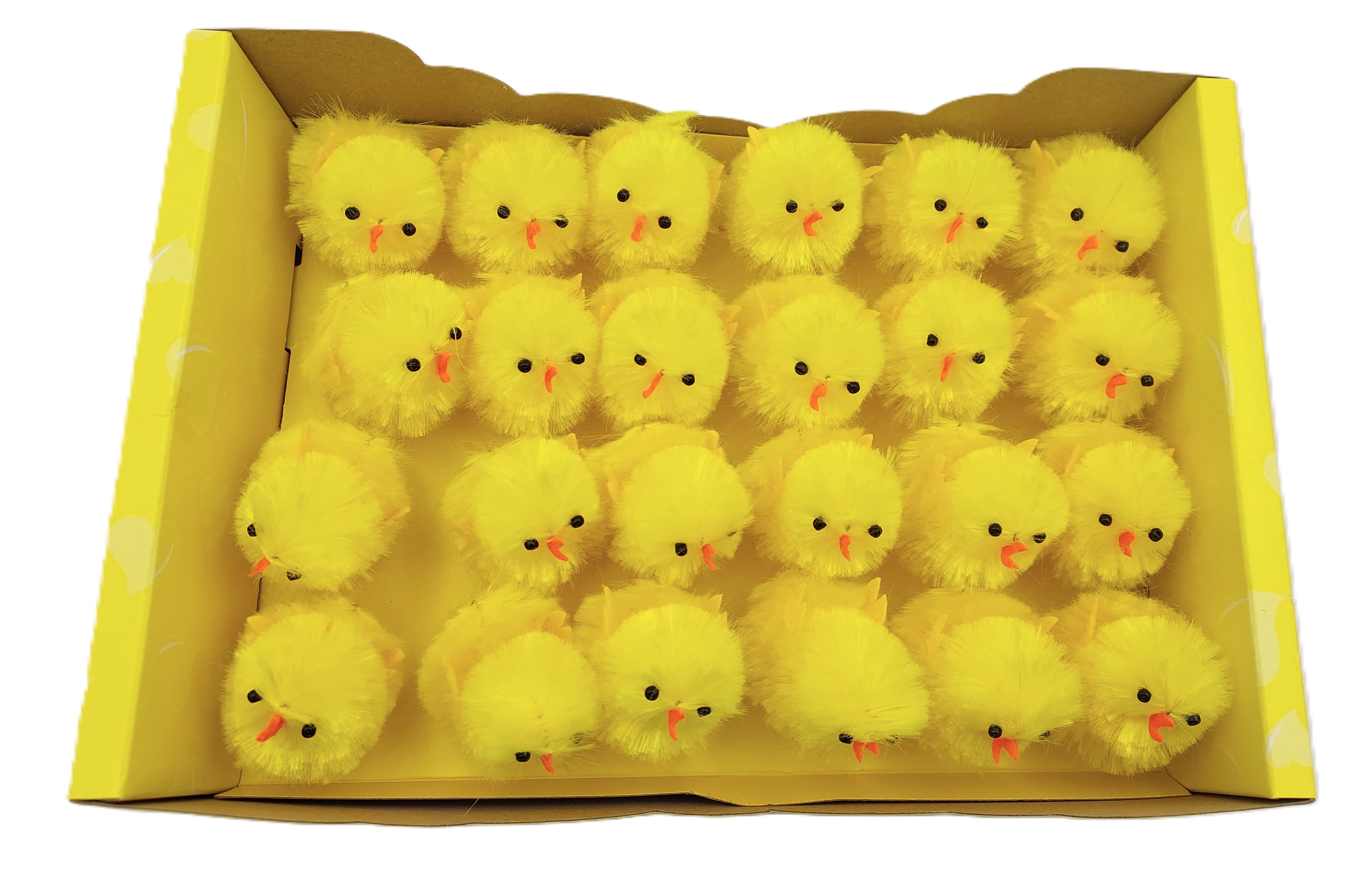 Kurczaki żółte wielkanocne 3x3x6cm/24szt