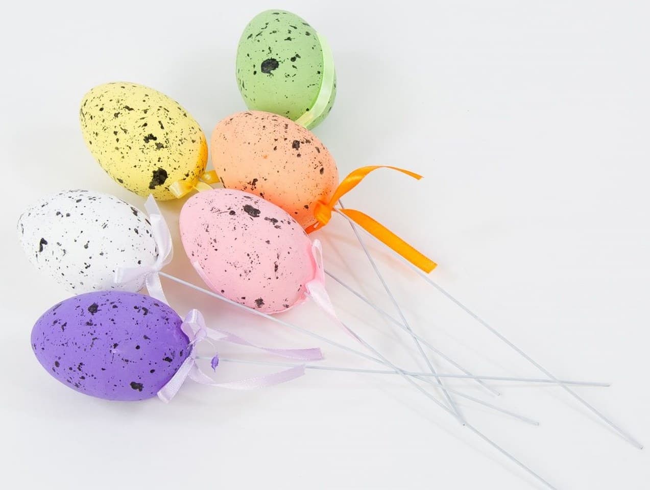 Jajko styropianowe przepiórcze pik 4x6cm/6szt, mix