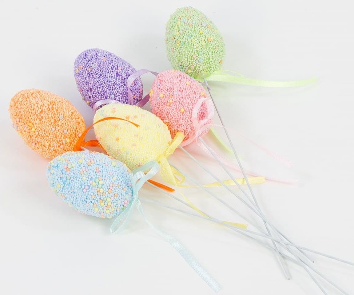 Jajko styropianowe bąbelkowe, pik 25x35cm/12szt