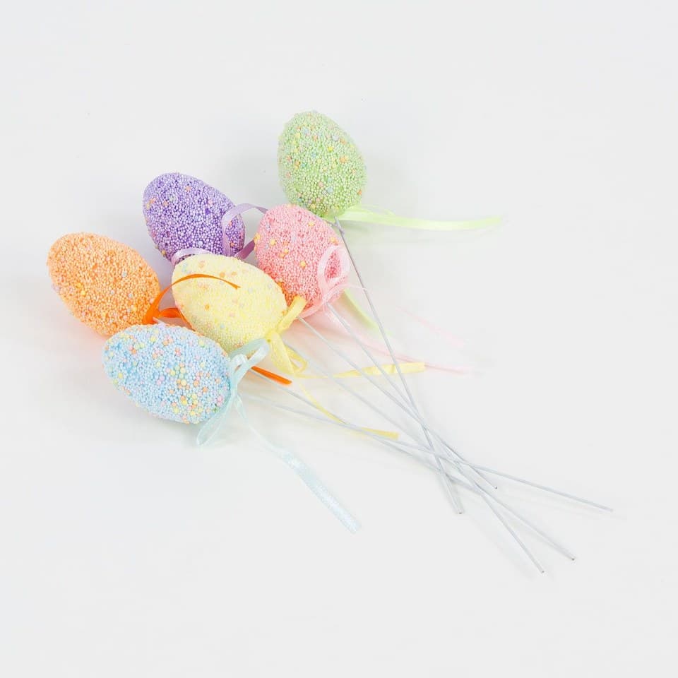 Jajko styropianowe bąbelkowe, pik 25x35cm/12szt