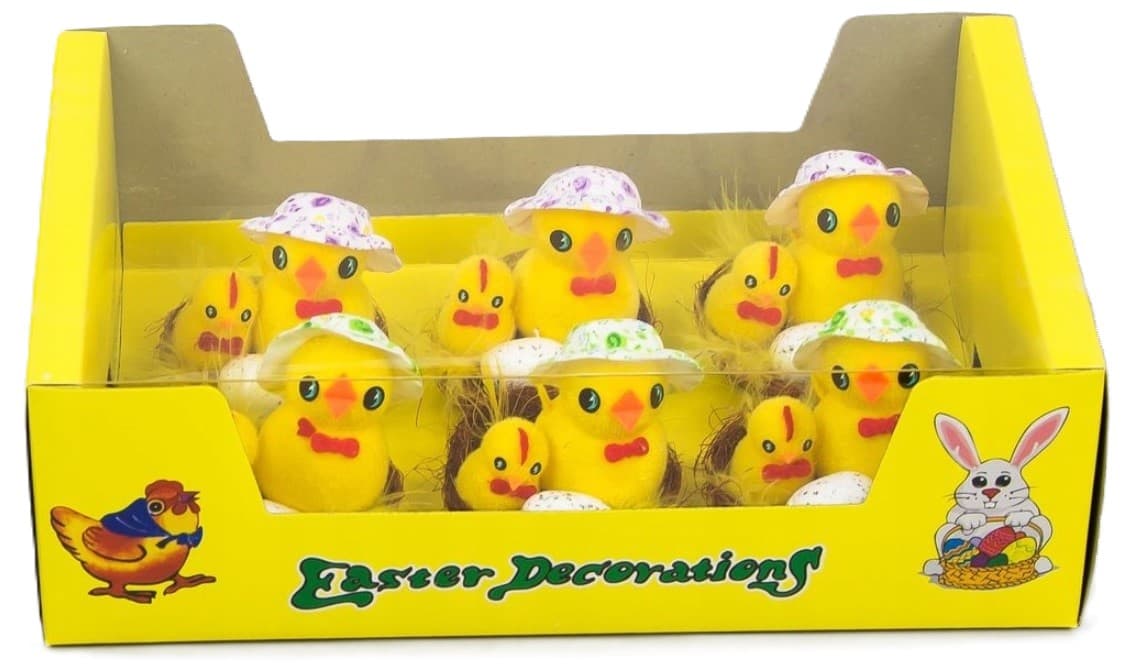 Kurczak w kapeluszu, jajko w gnieździe śr.7cm/6szt