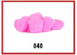Pompony miękkie, śr. 1cm/100szt, różowe