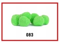 Pompony miękkie, śr. 3cm/20szt, seledynowe