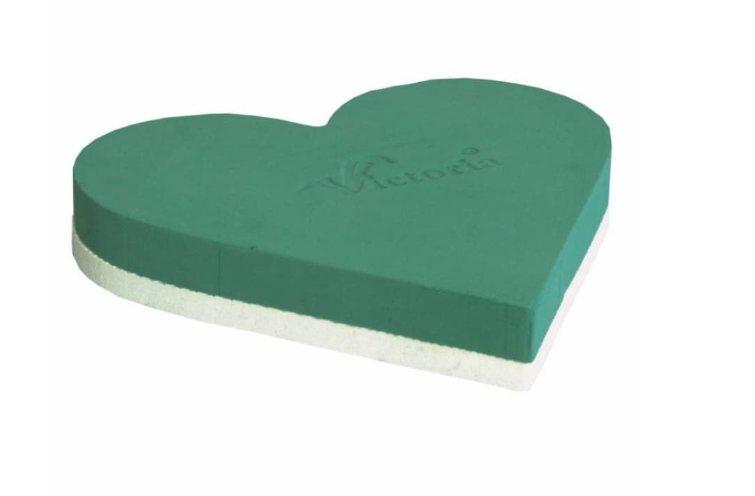 Gąbka serce PEŁNE z przyssawkami  26cm/30cm