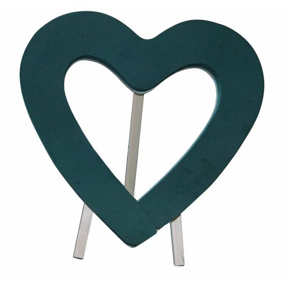 Gąbka serce otwart na nogach,  wys.41cm, szer.47cm