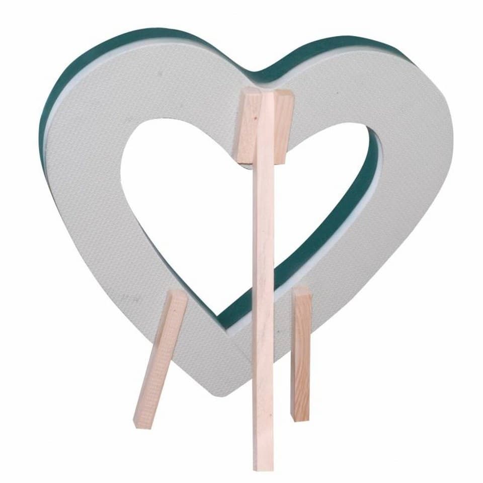 Gąbka serce otwart na nogach,  wys.41cm, szer.47cm