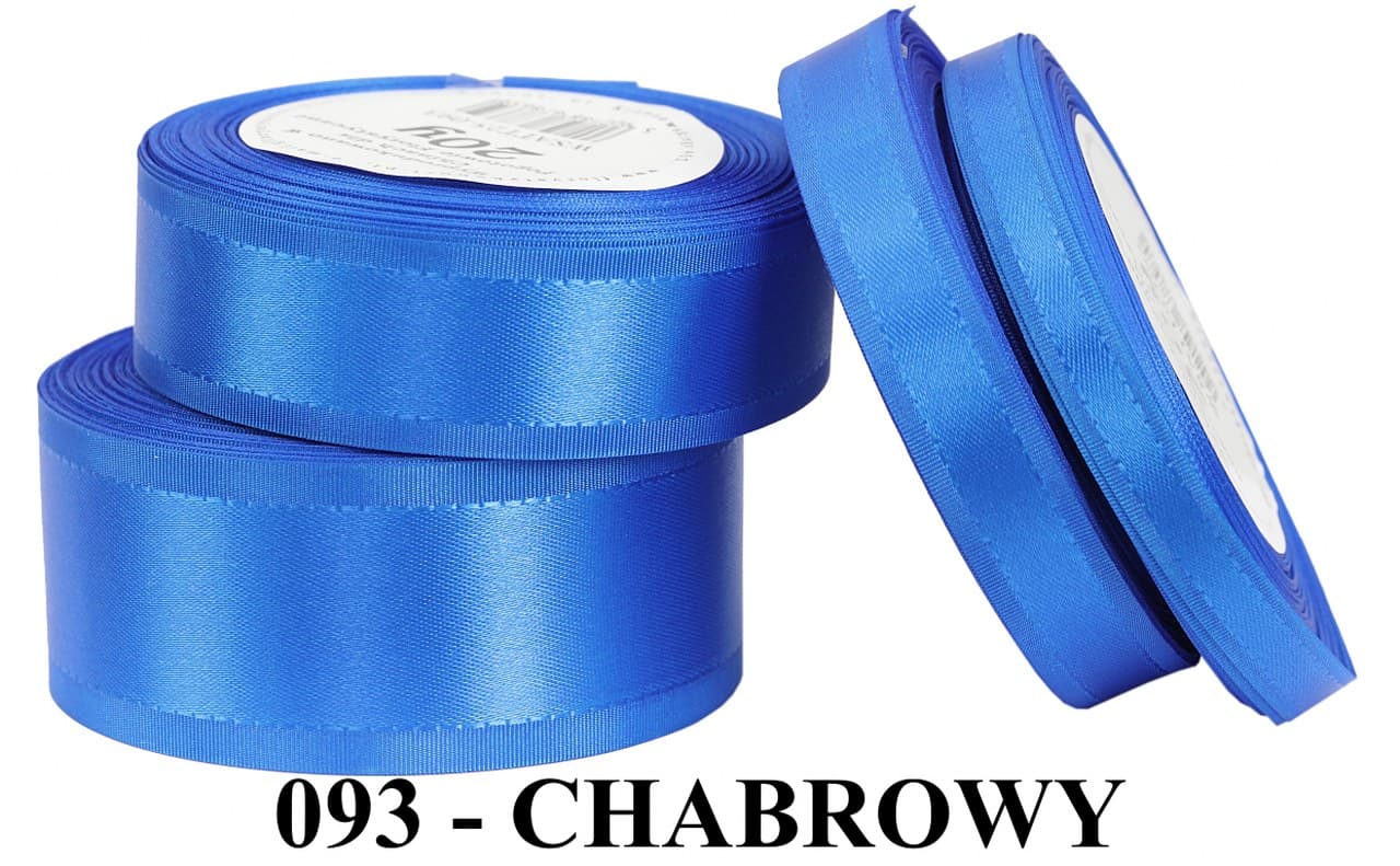 Wstążka z paskami satyna/tafta 9mm/20y, chabrowy