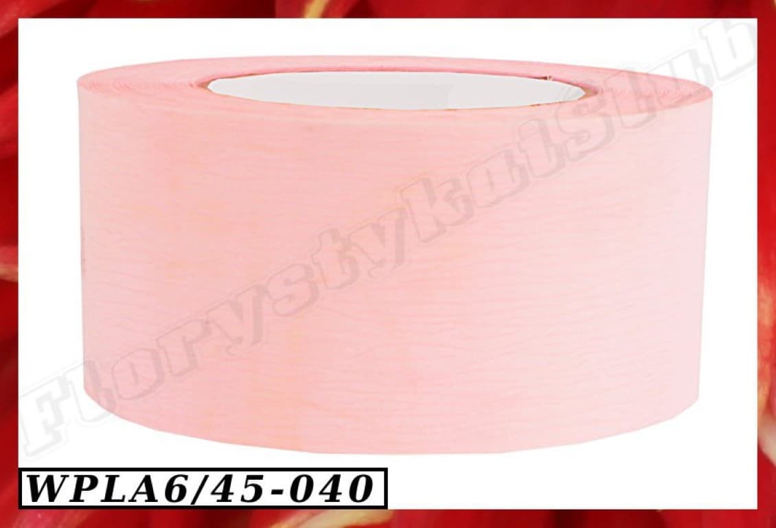 Wstążka plastikowa 6cm/45mb, różowa