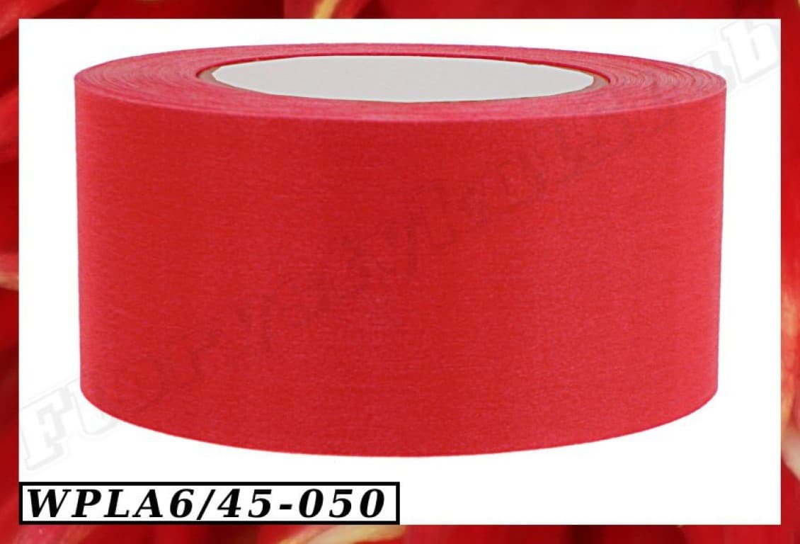 Wstążka plastikowa 6cm/45mb, czerwona