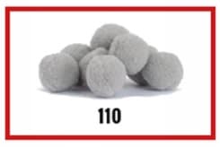 Pompony welurowe, śr.1cm/20szt, srebrne