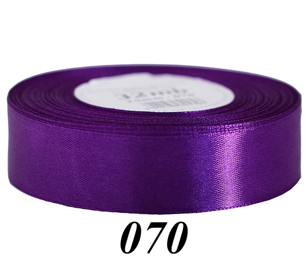 Wstążka satynowa 25mm/32mb, fioletowa