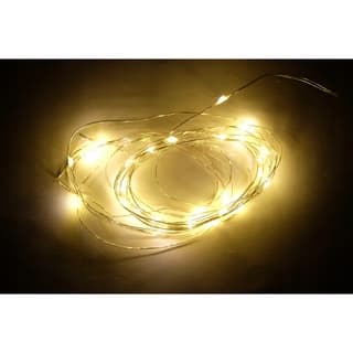 Lampki ledowe na druciku, 2 metry, barwa ciepła