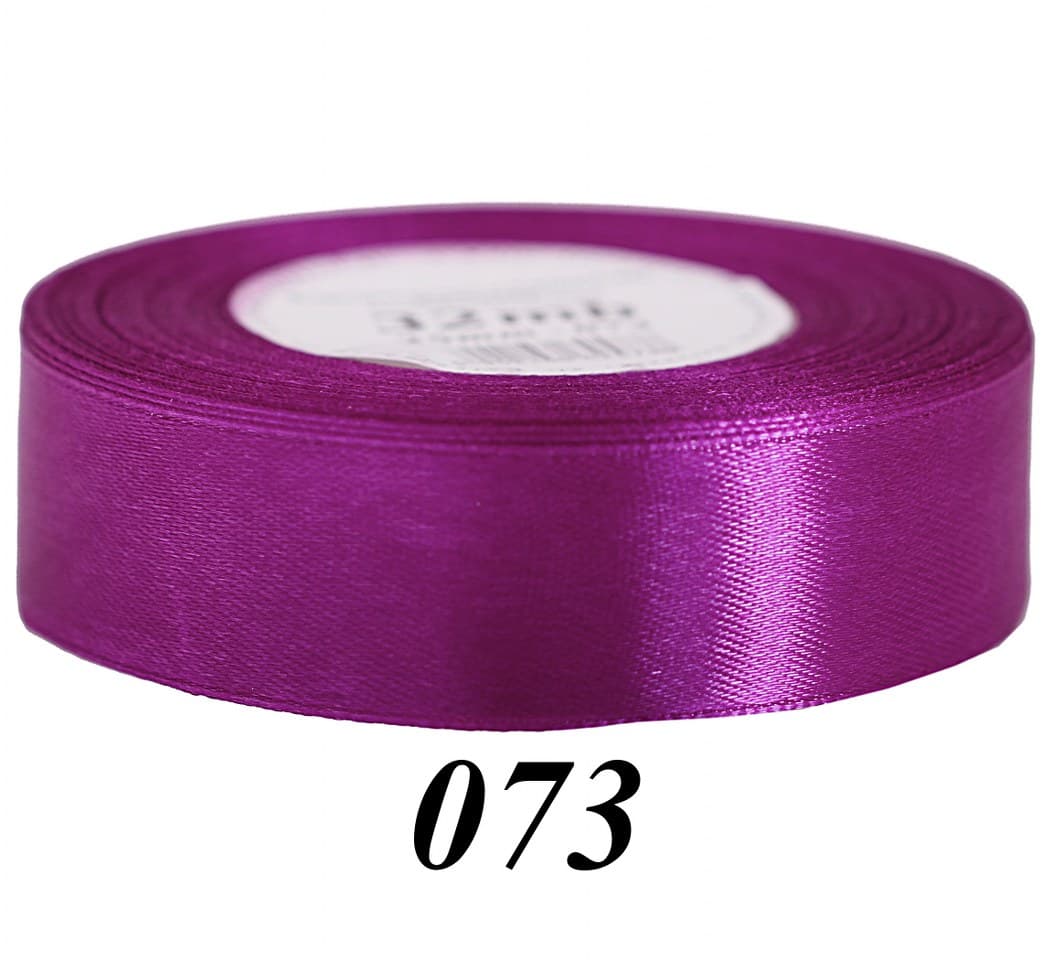 Wstążka satynowa 25mm/32mb, śliwkowa