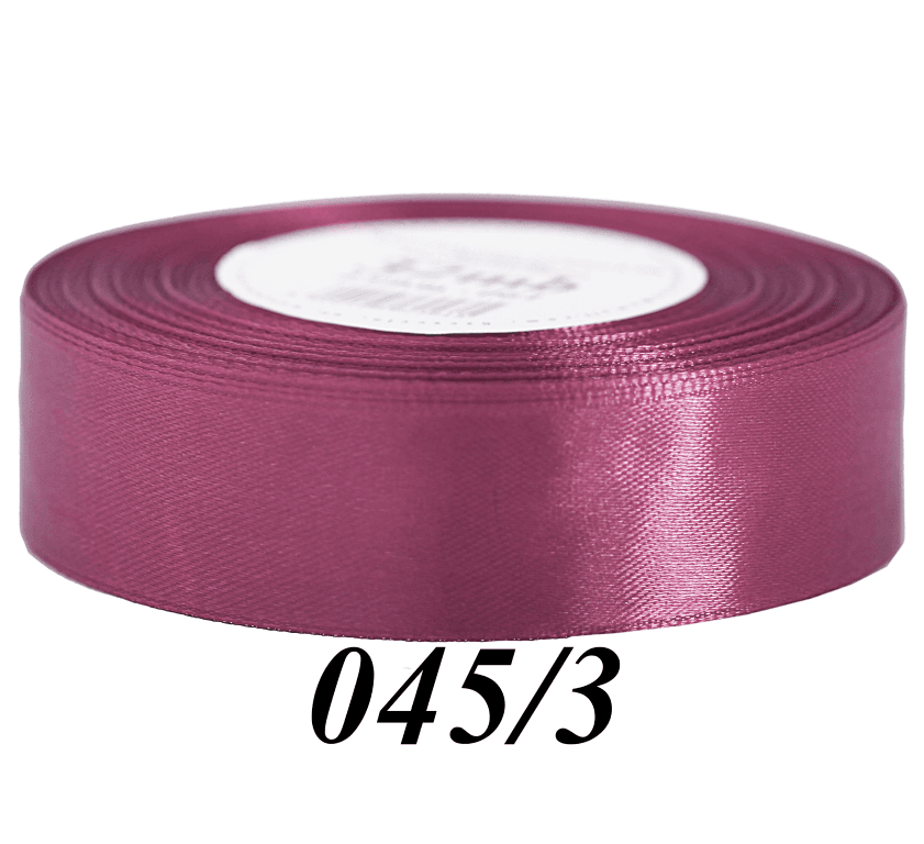 Wstążka satynowa 25mm/32mb, brudny róż/3