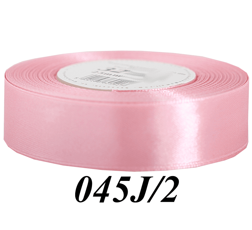 Wstążka satynowa 25mm/32mb, jasny brudny róż/2