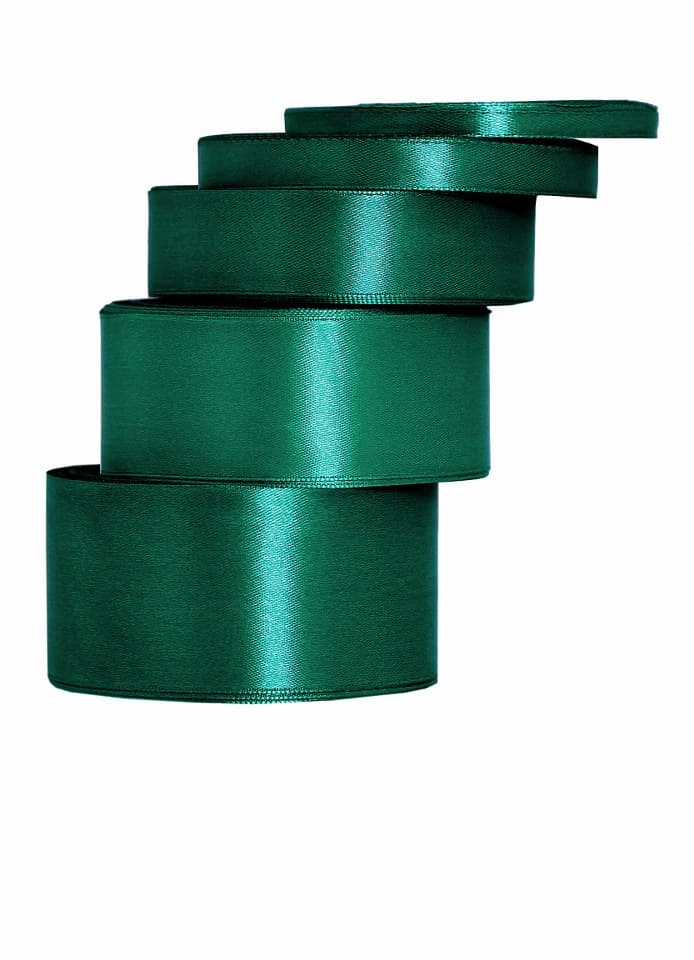 Wstążka satynowa 25mm/32mb, ciemna butelka