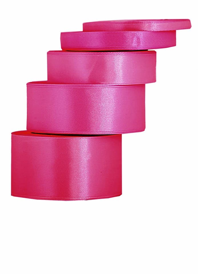 Wstążka satynowa 50mm/32mb, cyklamenowa