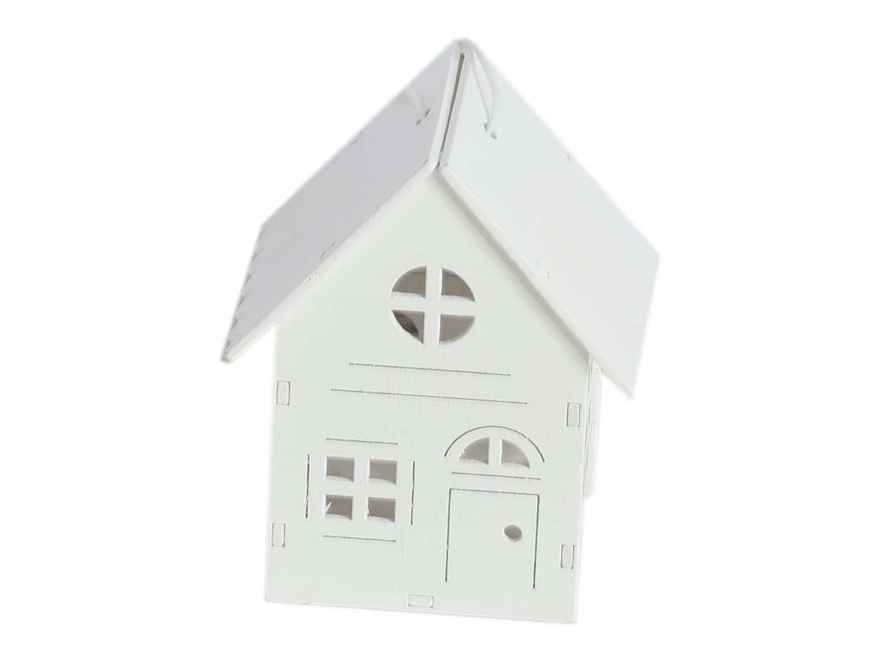 Zawieszka domek drewniany duży 3D 5x5x8cm