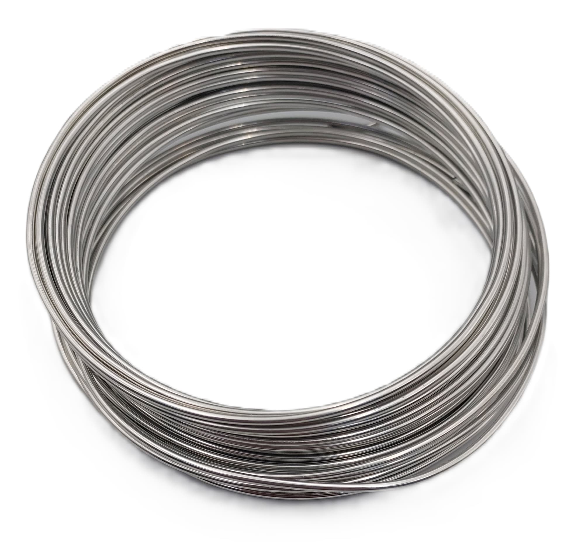Drut  aluminiowy śr.2mm/100g/12mb, srebrny